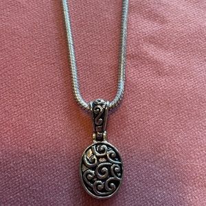 Beautiful Brighton Oval Drop Necklace